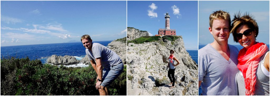 a couple traveling in italy