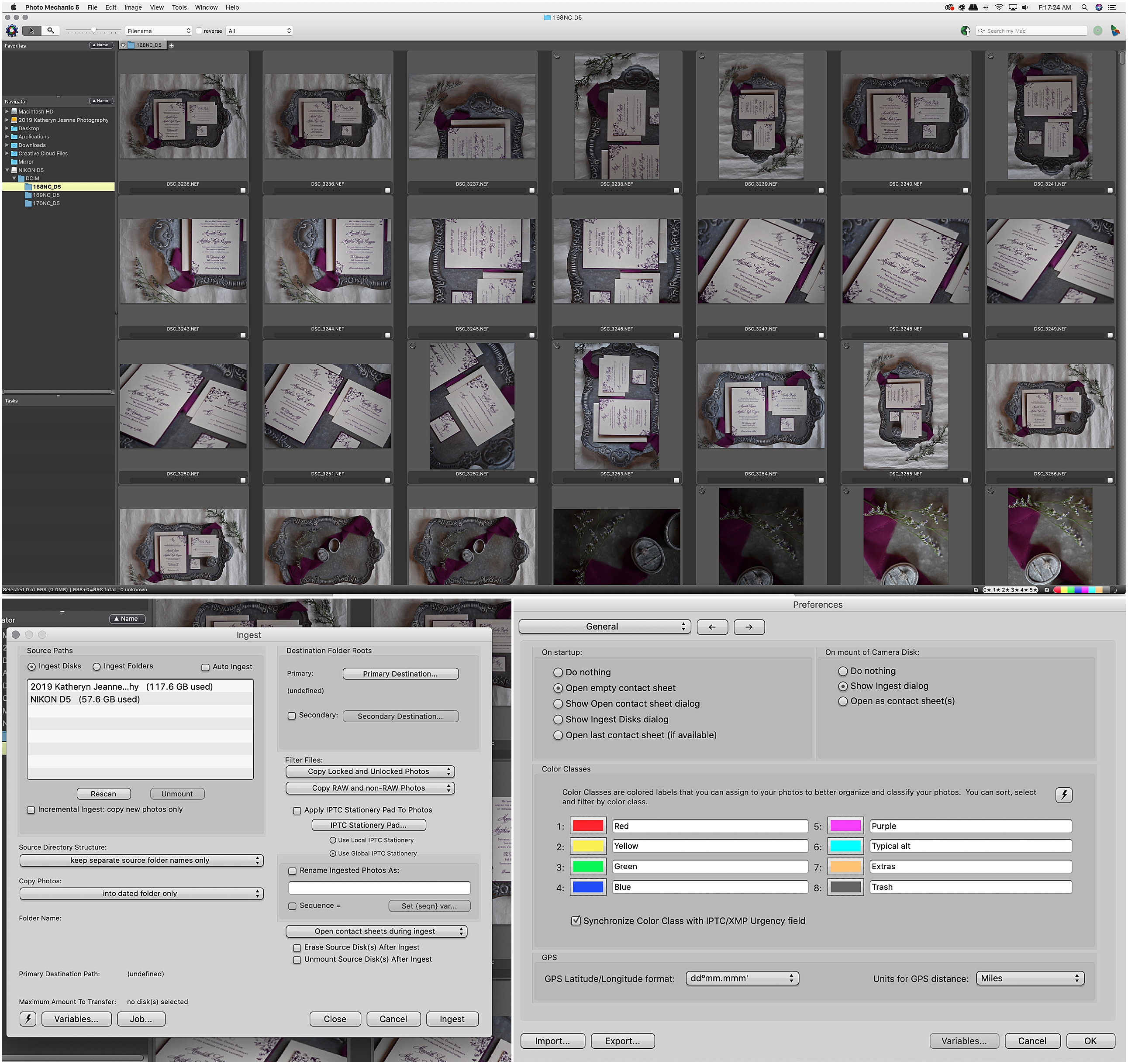 photomechanic image culling and organization for photographers